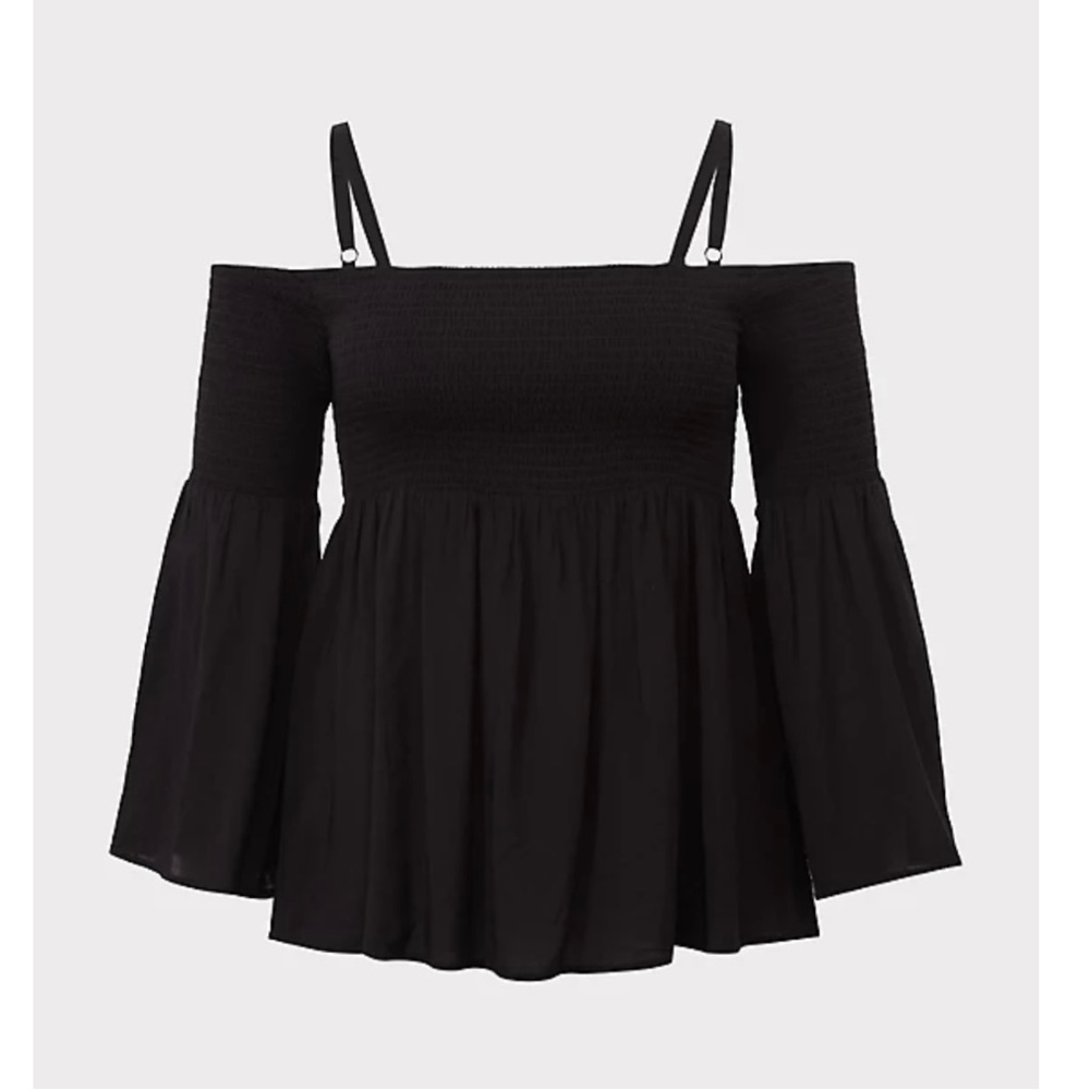 Torrid Black Blouse